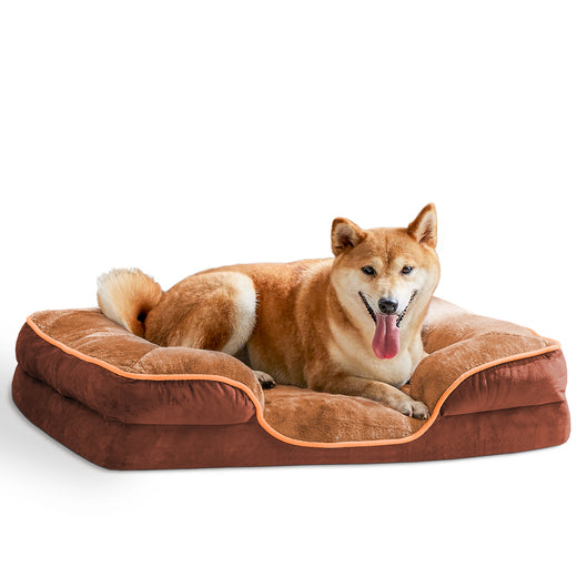 Memory Foam Dog Bed with washable cover — main product photo