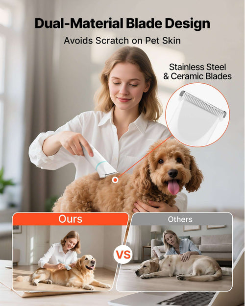 Dog Grooming Kit — clipper with guide combs
