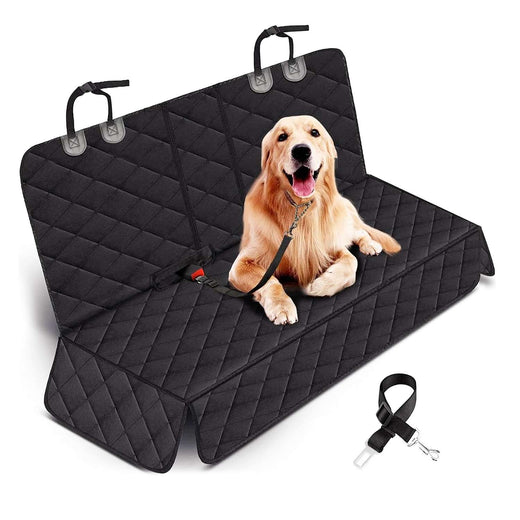 Waterproof Dog Car Seat Cover — main product photo installed in car